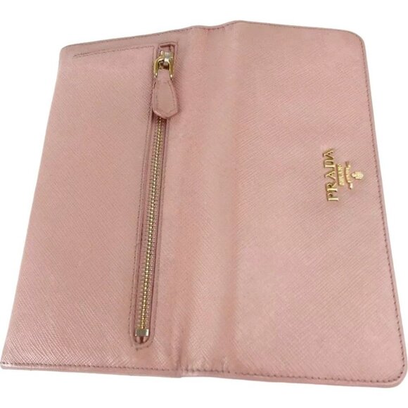 819174AM (G2) Prada Wallet Long Pink Leather - Picture 6 of 15